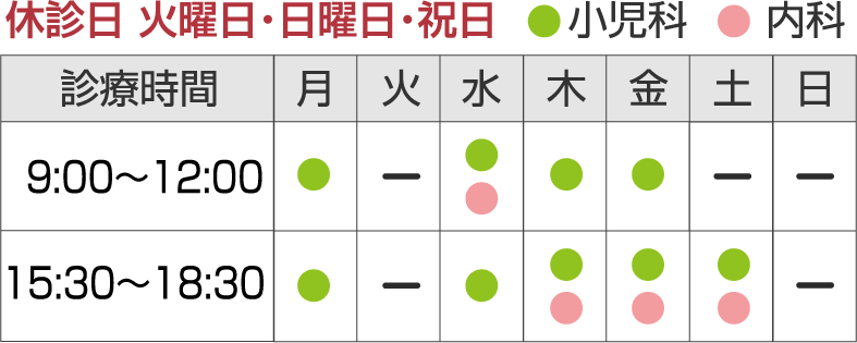 診療カレンダー